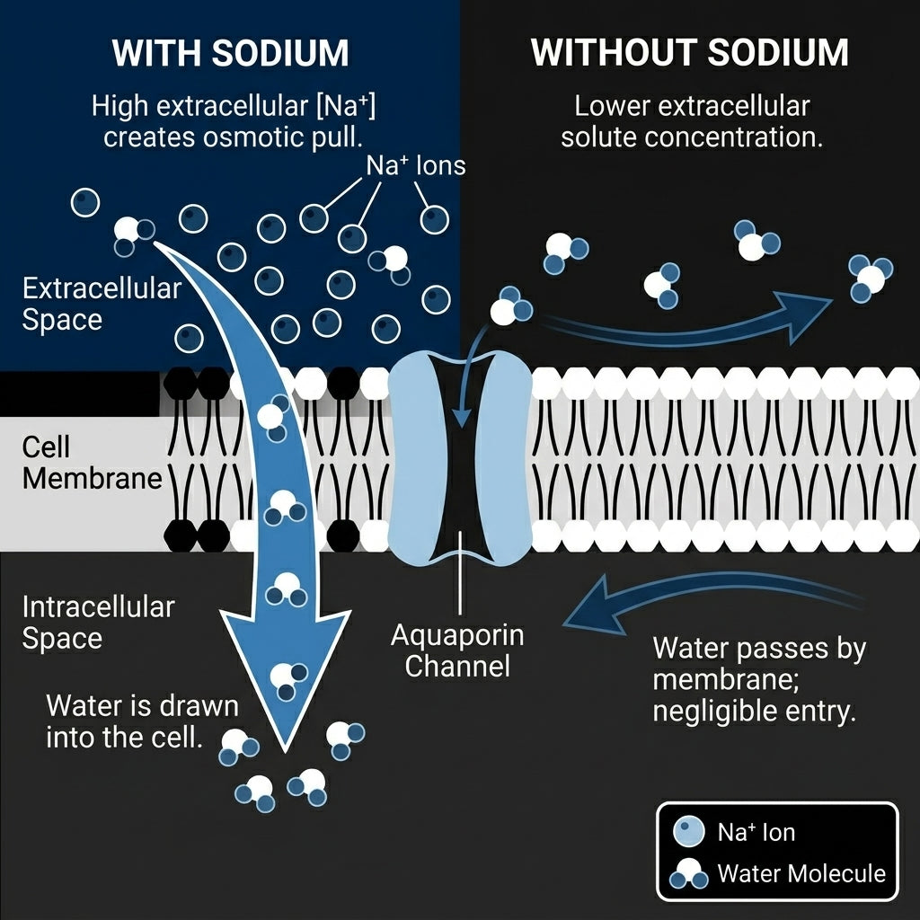 How sodium drives fluid absorption
