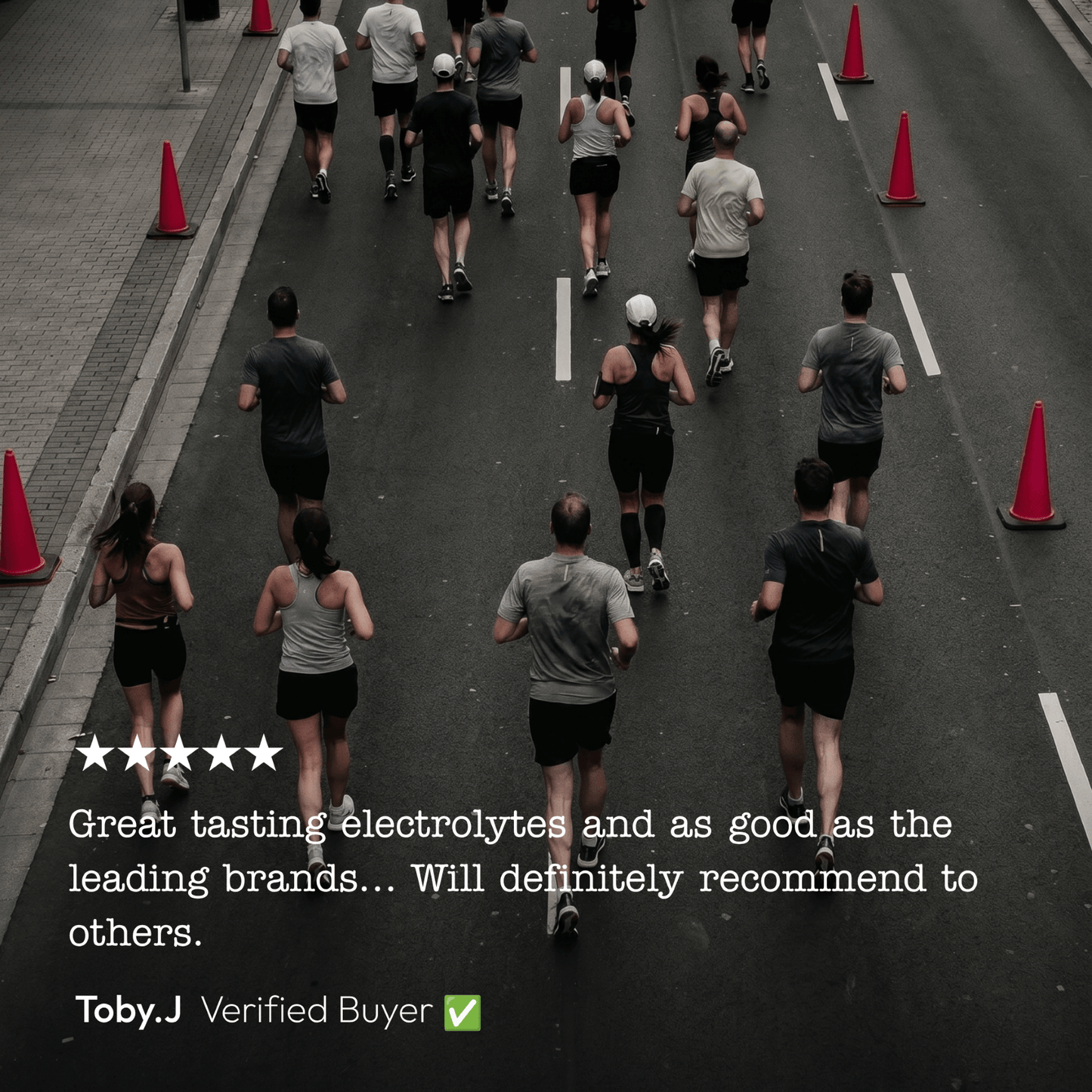 Creayate Lemonade Salt 30-day money-back guarantee with verified five-star runner review