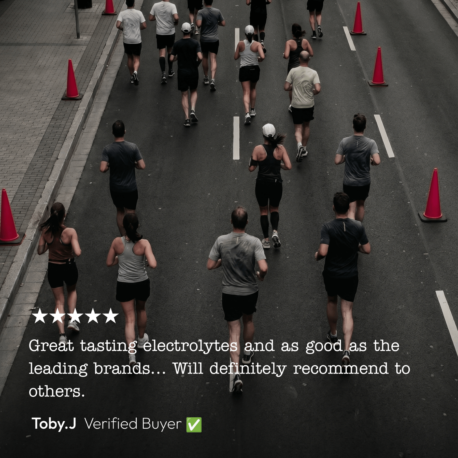 Creayate Lemonade Salt 30-day money-back guarantee with verified five-star runner review