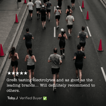 Creayate Lemonade Salt 30-day money-back guarantee with verified five-star runner review